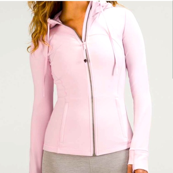 Lululemon PINK PEONY HOODED DEFINE JACKET - Like new - Picture 1 of 4